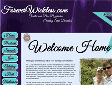 Tablet Screenshot of foreverwickless.com